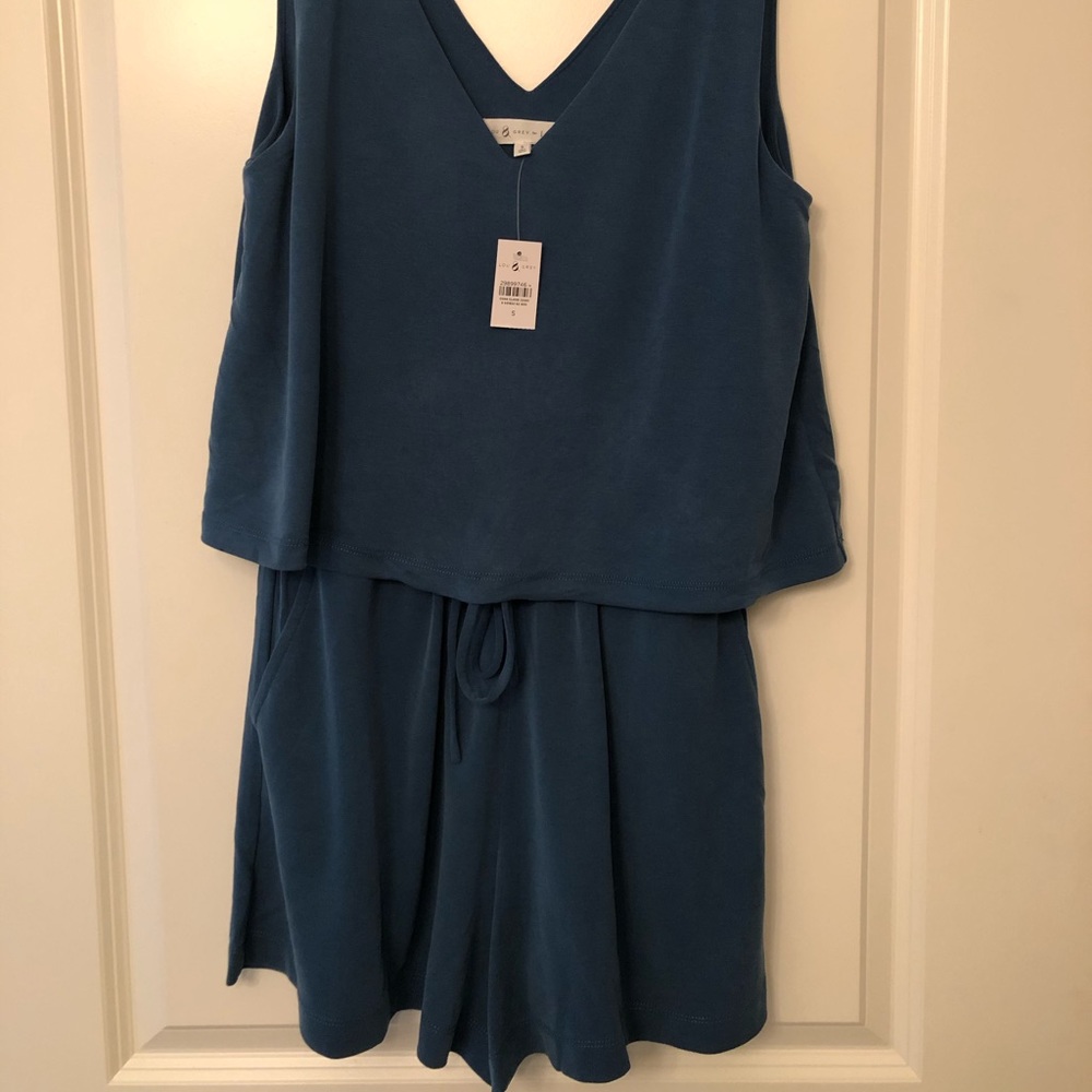 Lou & Grey Teal Romper